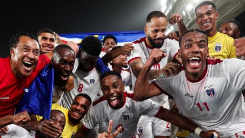 Cape Verde forward Ryan Mendes celebrates after scoring his team's first goal from the penalty spot during the Africa Cup of Nations (Afcon) 2023 round of 16 football match between Cape Verde and Mauritania