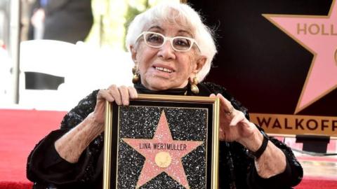 Lina Wertmuller was honoured with a Star on the Hollywood Walk of Fame on October 28, 2019