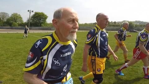 Meet 82-year-old Jimmy, who plays Masters Rugby League