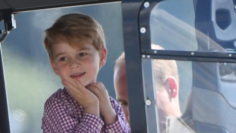 The article was written after this photo of Prince George was published last month