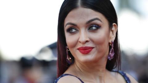 Bollywood actress Aishwarya Rai in Cannes in 2018