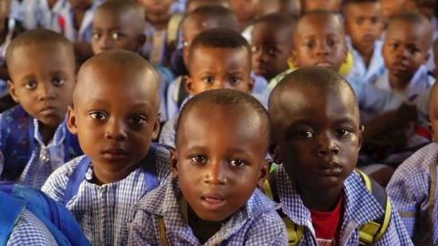 School children in Ivory Coast