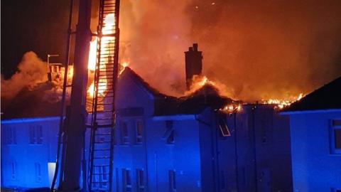 Fire on Belmont Road, Paisley