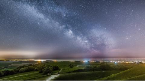 The Milky Way from Cissbury Ring