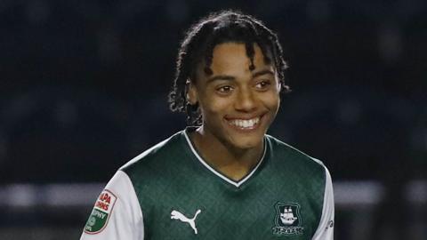 Caleb Roberts (left) scored his first Plymouth goal in an EFL Cup win against Charlton last season