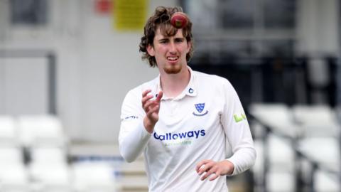 Sussex bowler Jamie Atkins