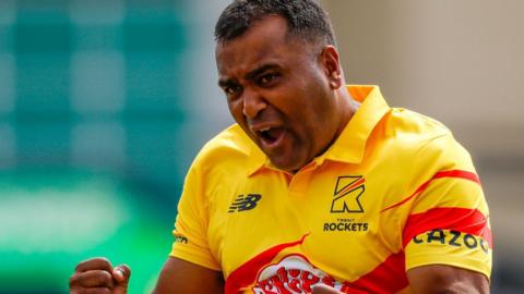 All-rounder Samit Patel in action for Trent Rockets