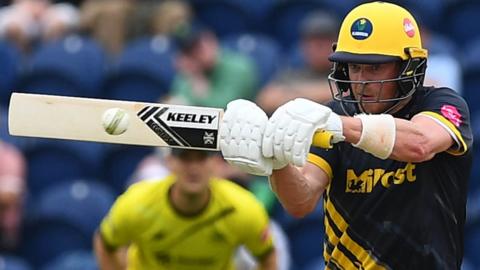 Sam Northeast strikes out for Glamorgan