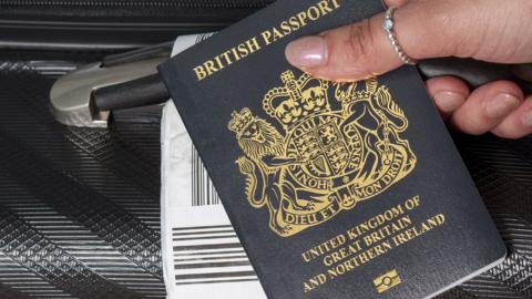 A real British passport