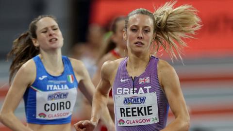 Jemma Reekie won her 800m heat