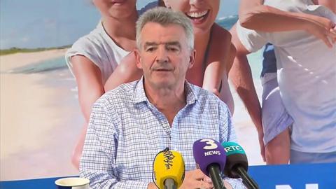 Ryanair Chief Executive Michael O'Leary