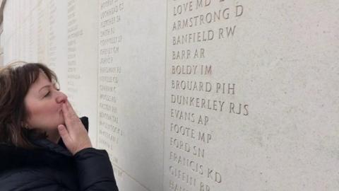 Margaret Allen at the National Memorial Arboretum