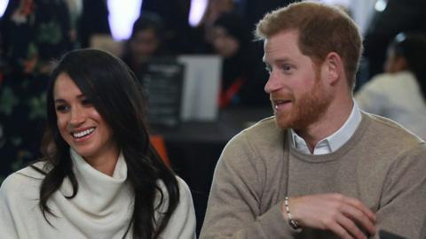 Meghan Markle and Prince Harry in Birmingham