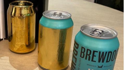 Brewdog gold cans