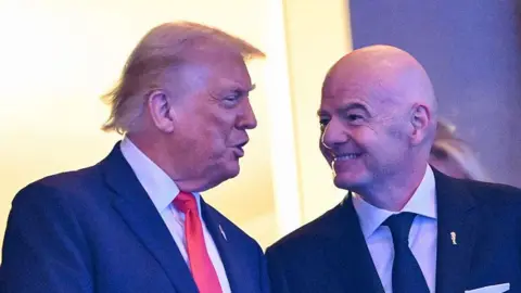Donald Trump and Infantino