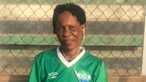 Victoria Conteh, a football coach in Sierra Leone