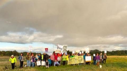 Findhorn Protest