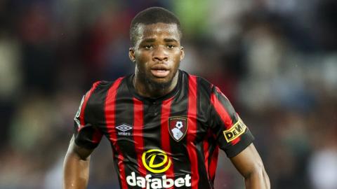 Hamed Traore playing for Bournemouth
