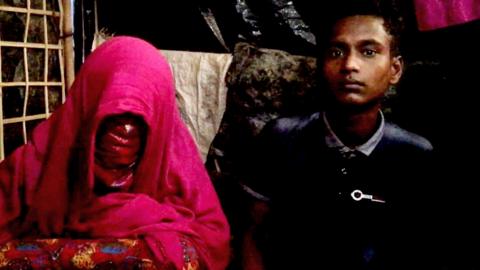 Usma and Sadiq, married Rohingya couple