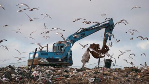 Rubbish dump Edgefield Norfolk