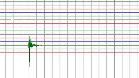 Graph showing the tremor