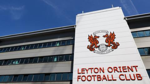 Outside Leyton Orient's Brisbane Road stadium