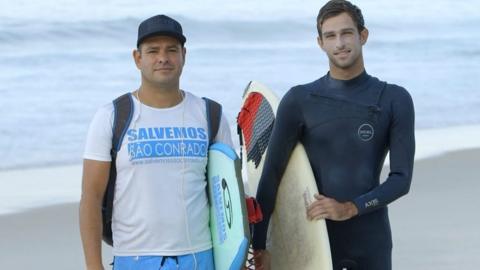 How a love of surfing bring rich and poor together in Rio