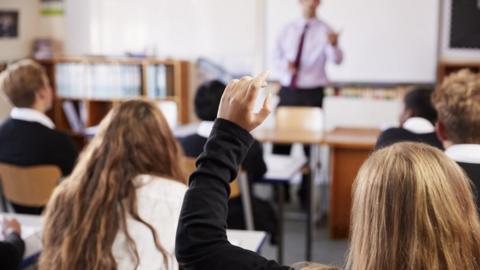 Stock photo of a classroom