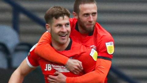 Luton celebrate