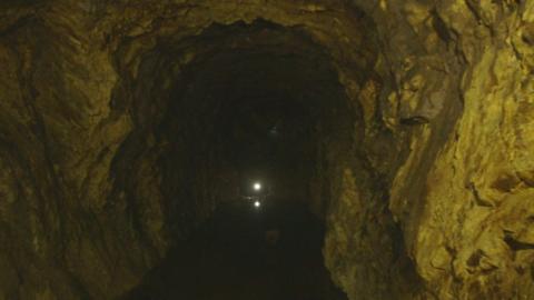 A section of tunnel complex known as the Riese ("Giant") project