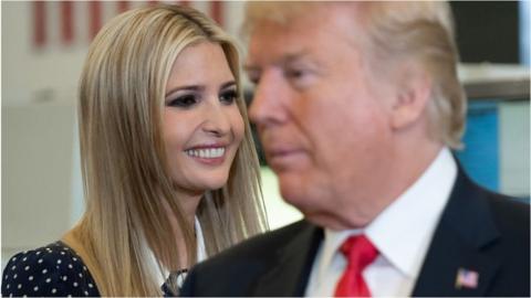 Ivanka and Donald Trump