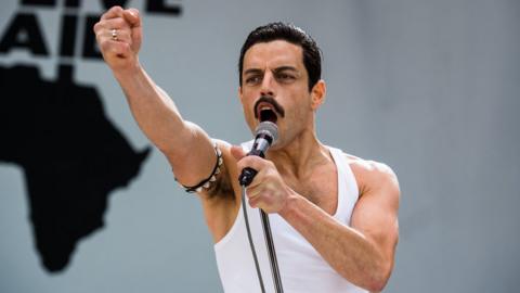 Rami Malek in Bohemian Rhapsody