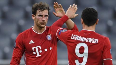 Bayern Munich celebrate a goal