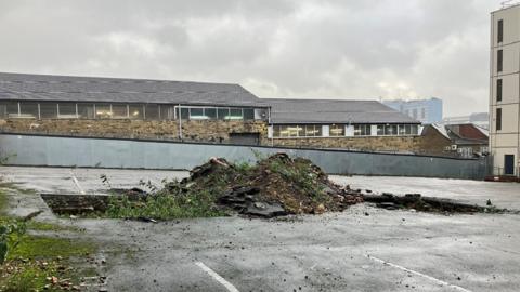 Hole in car park