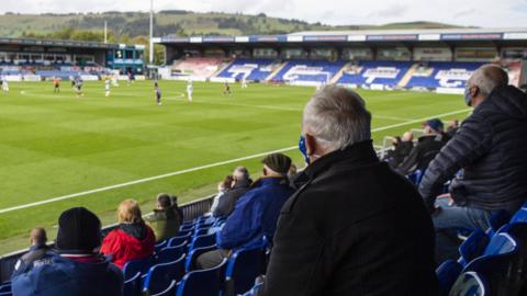 Fans at Ross County v Celtic