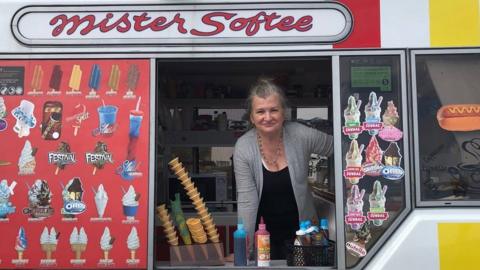 Pamela Davies, owner of Hollys Lollies in Porthcawl