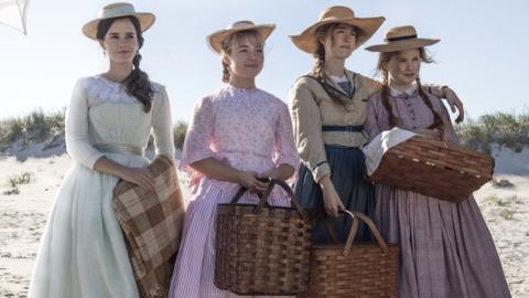 Emma Watson, Florence Pugh, Saoirse Ronan and Eliza Scanlen in Little Women