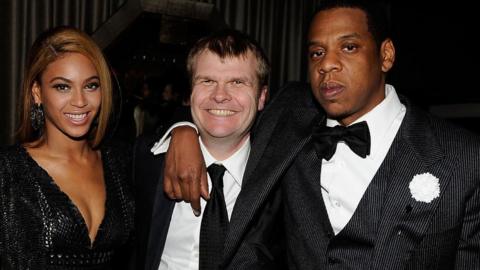 Beyoncé, Rob Stringer and Jay-Z