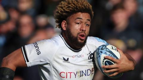 Andy Christie in action for Saracens