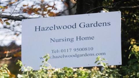 Care home sign