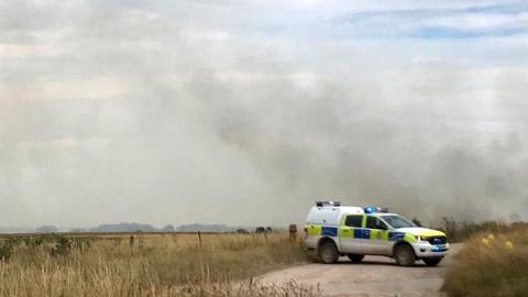 Fires on Salisbury Plain