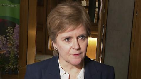 The former first minister said she had managed the Covid response from her office in Edinburgh.