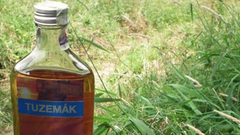 A bottle of Tuzemák