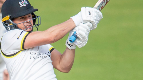 Gloucestershire captain Graeme Van Buuren responded to a first-innings golden duck with his 49th first-class fifty