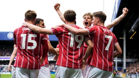 Bristol City celebrate