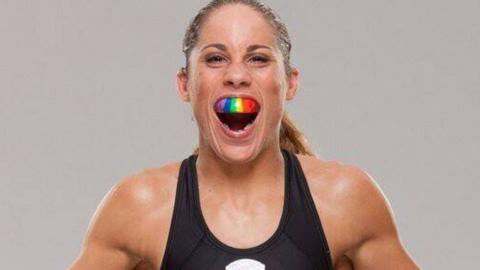 MMA fighter Liz Carmouche poses for the camera