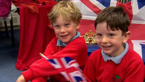 Pupils at Blackbrook Primary School in Taunton share their views on the Queen's Platinum Jubilee