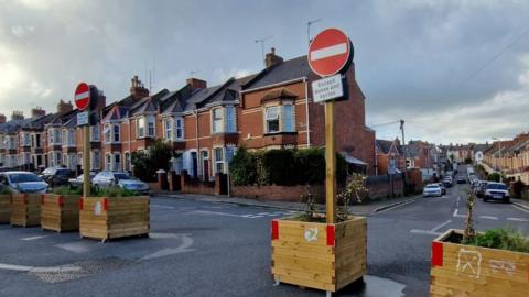 Exeter's controversial traffic scheme