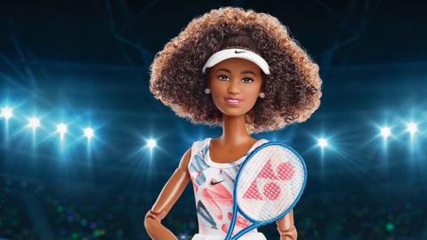 Naomi Osaka Barbie doll.