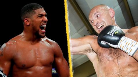 Anthony Joshua and Tyson Fury